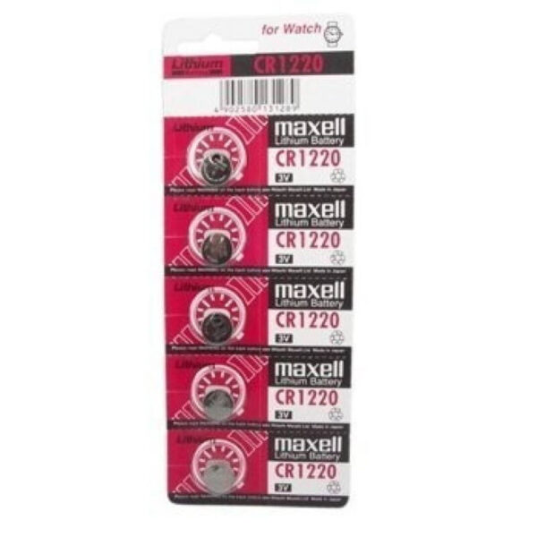 MAXELL - BATTERIE LITIO CR1220 3V 5UDS -