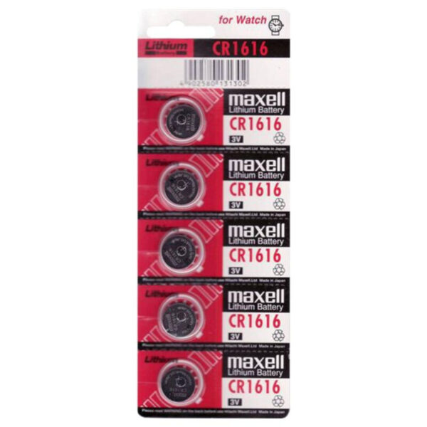 MAXELL - BATTERIE LITIO CR1616 3V 5UDS -