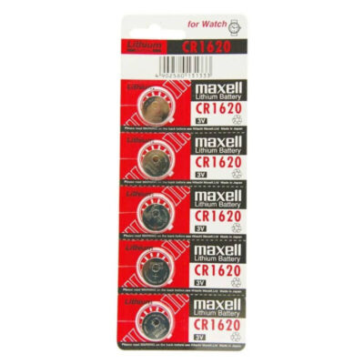 MAXELL - BATTERIE LITIO CR1620 3V 5UDS -