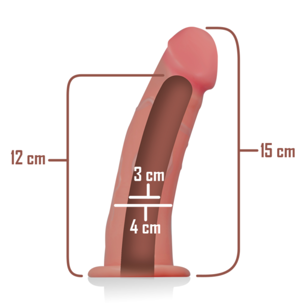INTENSE - HARNAIS CREUX AVEC GODE 16 X 3 CM - – Image 6