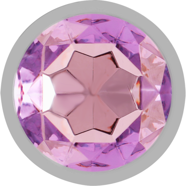INTENSE - PLUG ANAL EN MÉTAL ALUMINIUM AVEC CRISTAL VIOLET TAILLE M - – Image 4