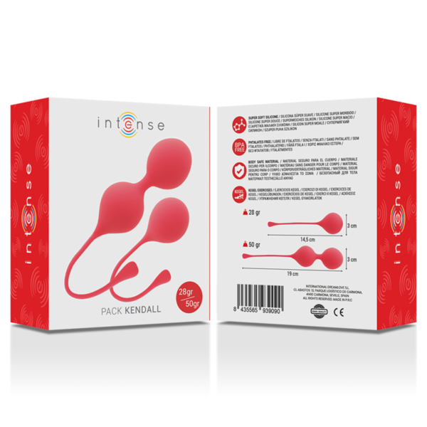 INTENSE - PACK BALLES KEGEL KENDALL ROUGE - – Image 4