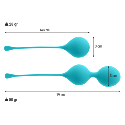 INTENSE - PACK BALLES KEGEL KENDALL BLEU -