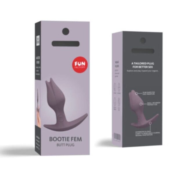 FUN FACTORY - BOOTIE FEM FEMELLE BUTT ANAL PLUG DARK TAUP - – Image 3