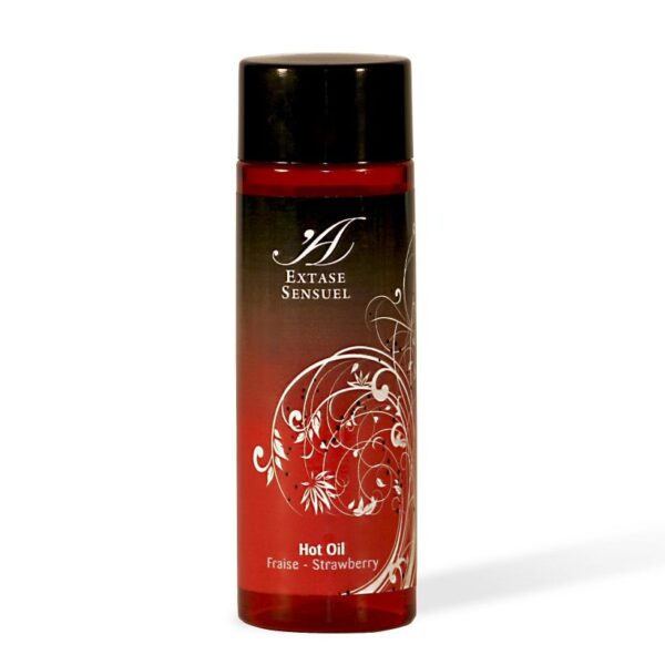 EXTASE SENSUAL - HUILE STIMULANTE CHALEUR FRAISE 100 ML -