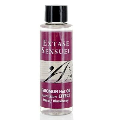 EXTASE SENSUAL - HUILE DE MASSAGE EFFET CHAUFFANT AUX PHÉROMONES DE MÛRE 100 ML -