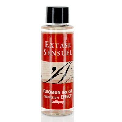 EXTASE SENSUAL - HUILE DE MASSAGE EFFET THERMIQUE AUX PHÉROMONES PIRULET 100 ML -