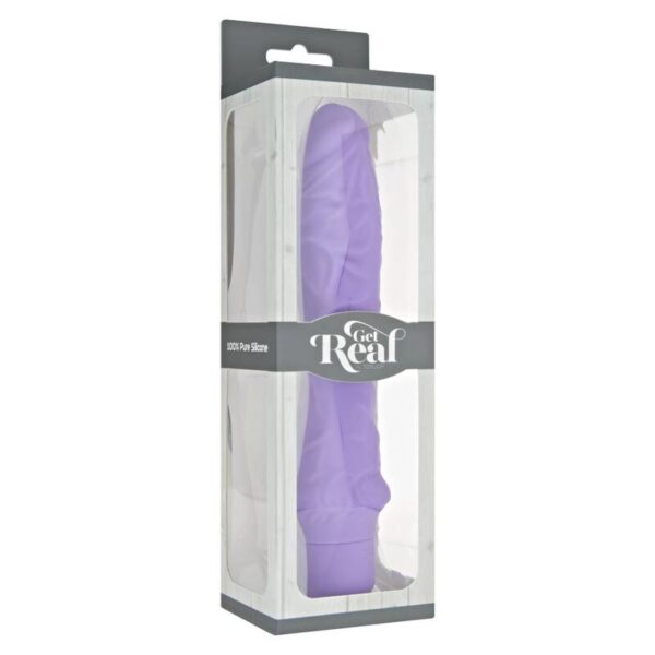 GET REAL - GRAND VIBRATEUR CLASSIQUE VIOLET - – Image 3