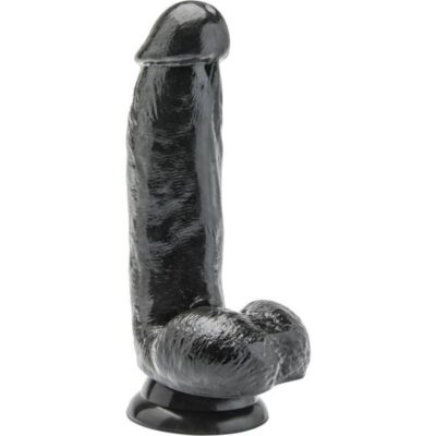 GET REAL - GODE 12 CM AVEC BOULES NOIRES -