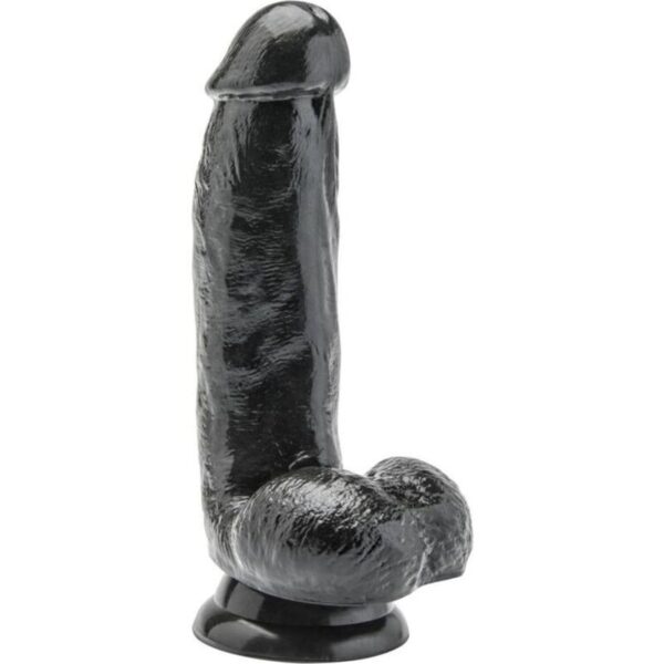 GET REAL - GODE 12 CM AVEC BOULES NOIRES -