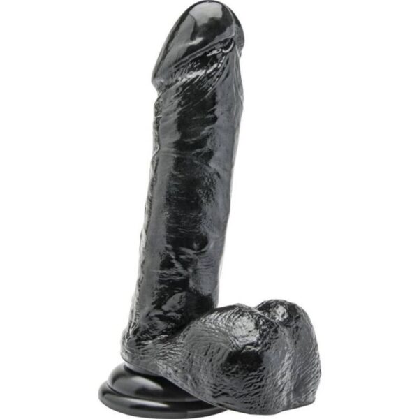 GET REAL - GODE 18 CM AVEC BOULES NOIR -