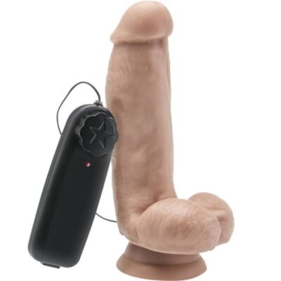 GET REAL - GODE 12 CM AVEC BILLES VIBRATEUR SKIN -