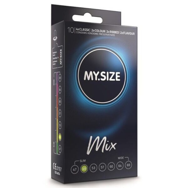 MY SIZE - MIX PRÉSERVATIFS 49 MM 10 UNITÉS -