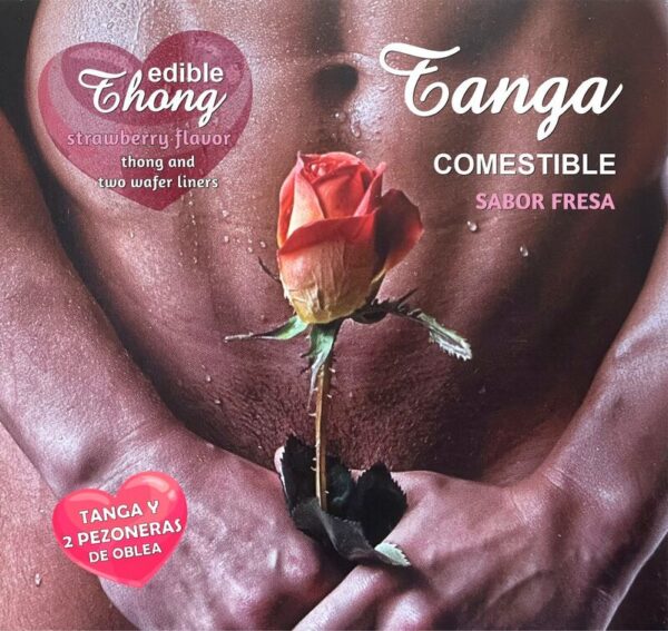 HOTFLOWERS - THONG HOMME+ 2 NIPPLE AZYME FRAISE /es/pt/en/fr/it/ -