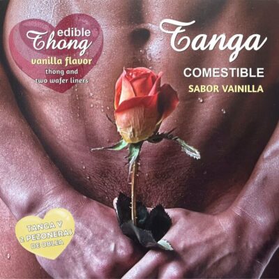 HOTFLOWERS - STRING HOMME + 2 NIPPLE AZYME VANILLE /es/pt/en/fr/it/ -
