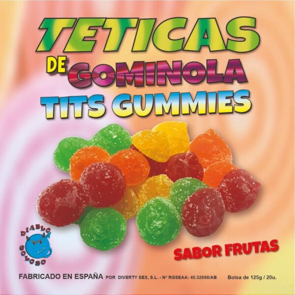 DIABLO GOLOSO - TÉTINES GOMMEUSES EN SUCRE ASSORTIES -