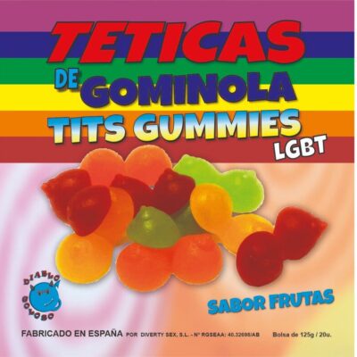 DIABLO GOLOSO - ASSORTIMENT DE TEETICS GOMMÉS  PAILLETTES -