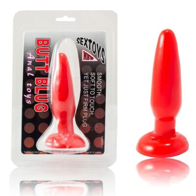 BAILE - PETIT PLUG ANAL ROUGE 15 CM -