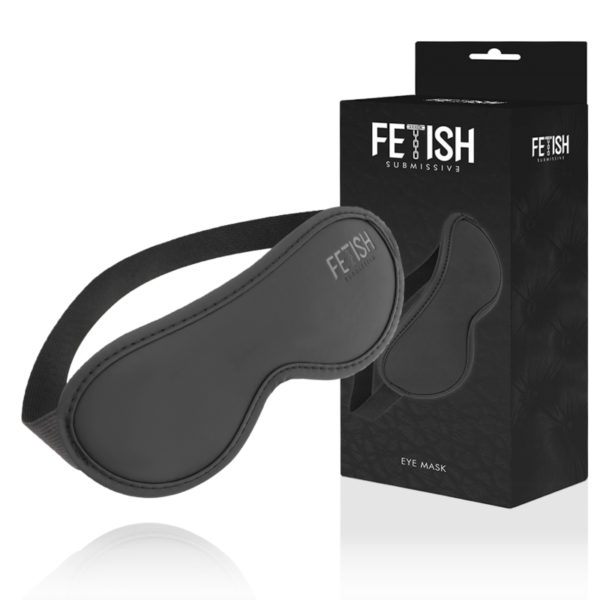 FETISH SUBMISSIVE - MASQUE EN CUIR VÉGAN II AVEC DOUBLURE EN NOPRÈNE -