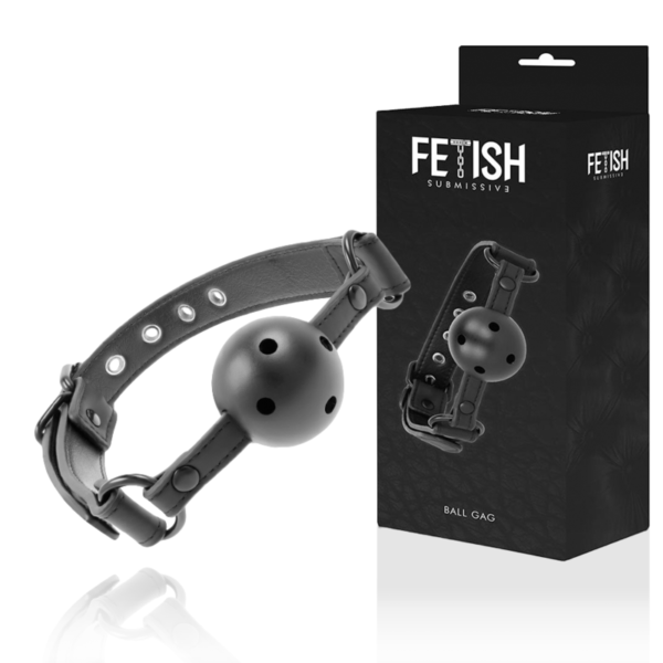 FETISH SUBMISSIVE - BÂILLON RESPIRANT VÉGAN -