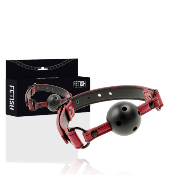 FETISH SUBMISSIVE DARK ROOM - BÂILLON RESPIRANT -