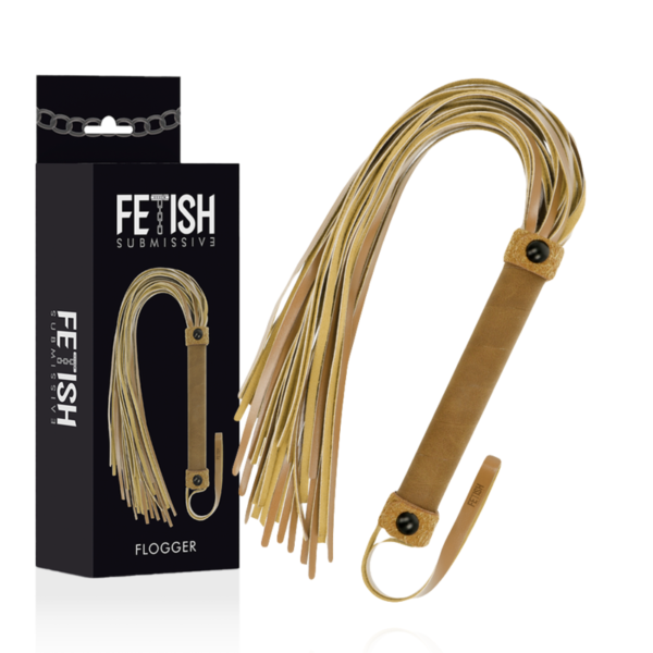 FETISH SUBMISSIVE ORIGEN - FOUET EN CUIR VÉGÉTALIEN -