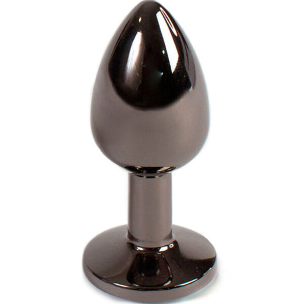 SECRETPLAY - PLUG ANAL EN GUNMETAL PETITE TAILLE 7 CM -