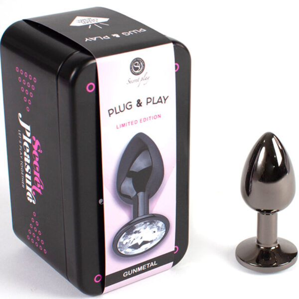 SECRETPLAY - PLUG ANAL EN GUNMETAL PETITE TAILLE 7 CM - – Image 2