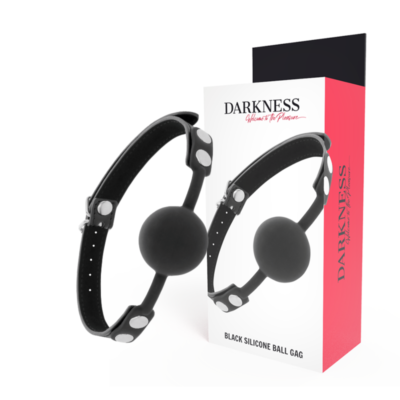 DARKNESS - BILLON EN SILICONE NOIR -