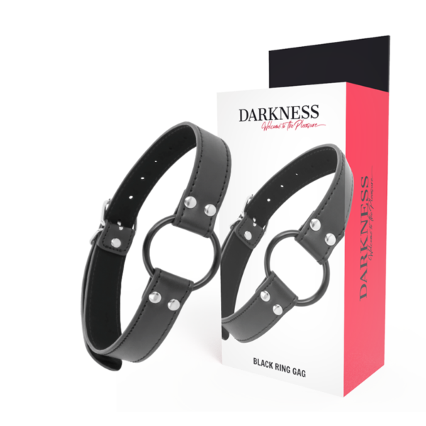 DARKNESS - GAG AVEC ANNEAU DIAMÈTRE 3,6 CM -