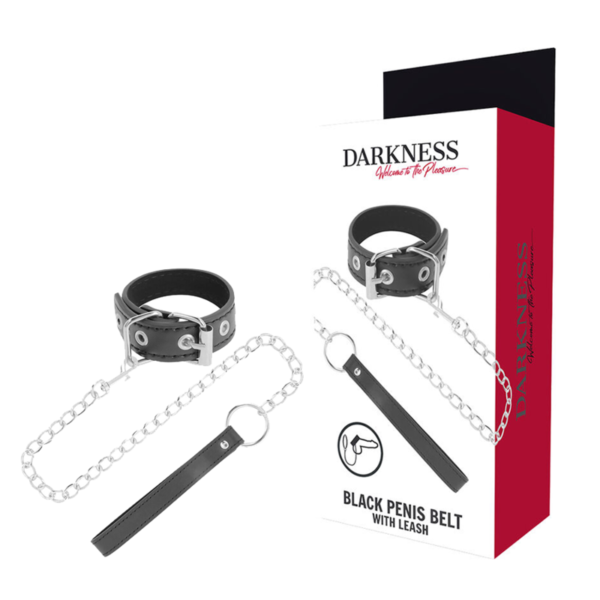 DARKNESS - ANNEAU PÉNIS AVEC SANGLE -
