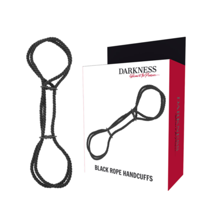 DARKNESS - MENOTTES EN CORDE OU MENOTTES DE CHEVILLE 100% COTON -