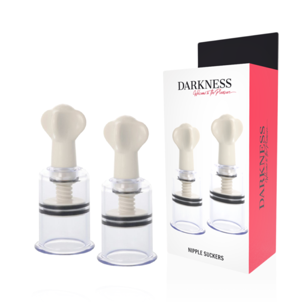 DARKNESS - VENTOUSE DE TAMELON TRANSPARENT DIAMÈTRE 5CM -