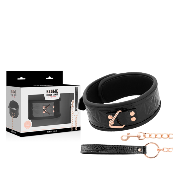 BEGME - BLACK EDITION PREMIUM COLLIER EN CUIR VEGAN - – Image 2