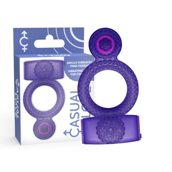 CASUAL LOVE - BAGUE LILAS DOUBLE PLAISIR -