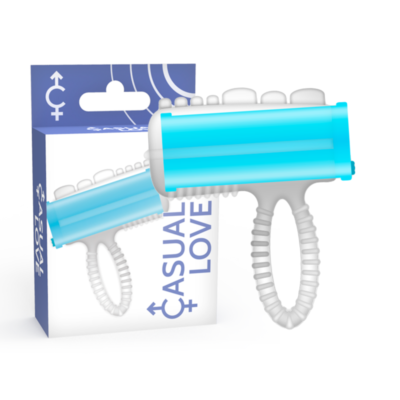 CASUAL LOVE - RING TONGUE VIBRATING BLEU -