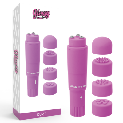 GLOSSY - MASSEUR DE POCHE KURT VIOLET -