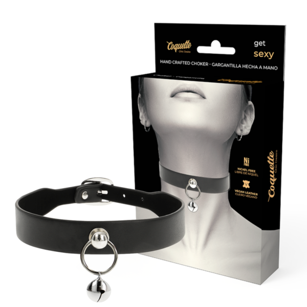 COQUETTE - CHIC DESIRE COLLIER CUIR VEGAN FEMME ACCESSOIRE HOCHET/CERCEAU -