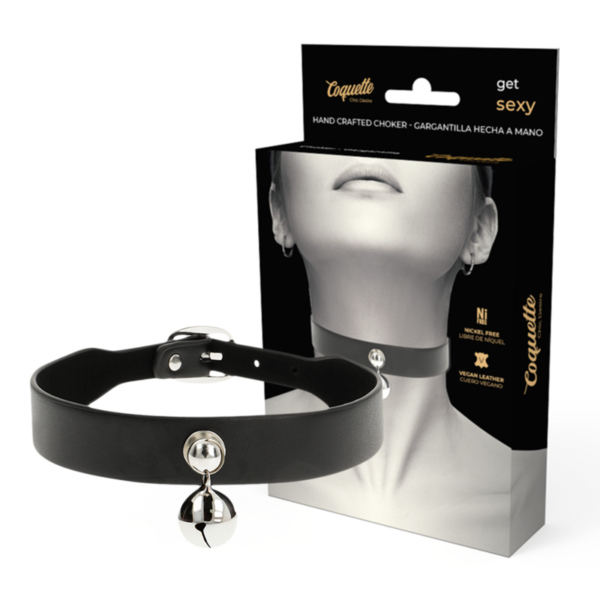 COQUETTE - CHIC DESIRE COLLIER EN CUIR VEGAN FEMME HOCHET ACCESSOIRE -
