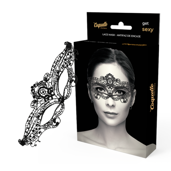 COQUETTE CHIC DESIRE - MASQUE FINE DENTELLE NOIRE -