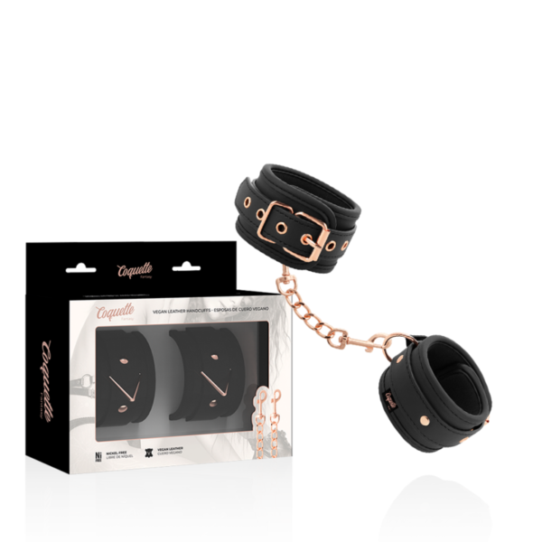 COQUETTE CHIC DESIRE - MENOTTES FANTASY EN CUIR VÉGAN AVEC DOUBLURE EN NOPRÈNE -