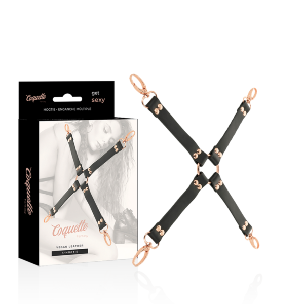 COQUETTE CHIC DESIRE - CRAVATE DE PORC FANTAISIE EN CUIR VÉGÉTAL -
