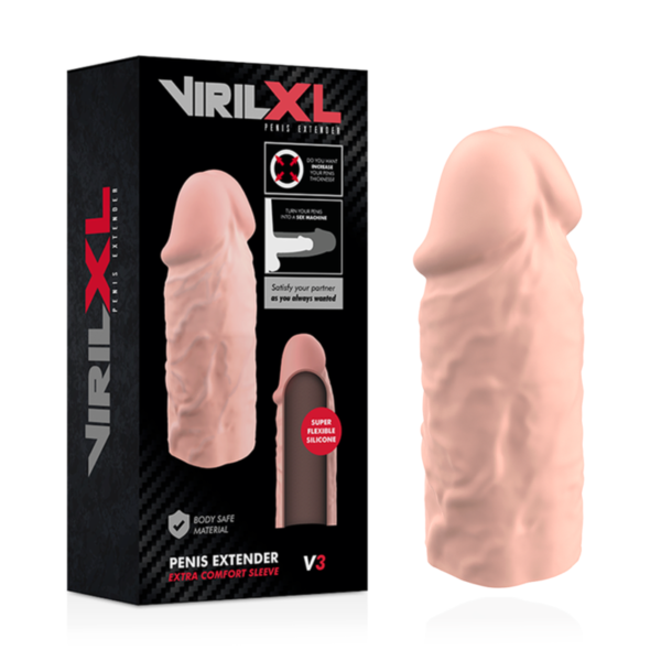 VIRILXL - EXTENSION NATURELLE DU PÉNIS EN SILICONE LIQUIDE V3 - – Image 2