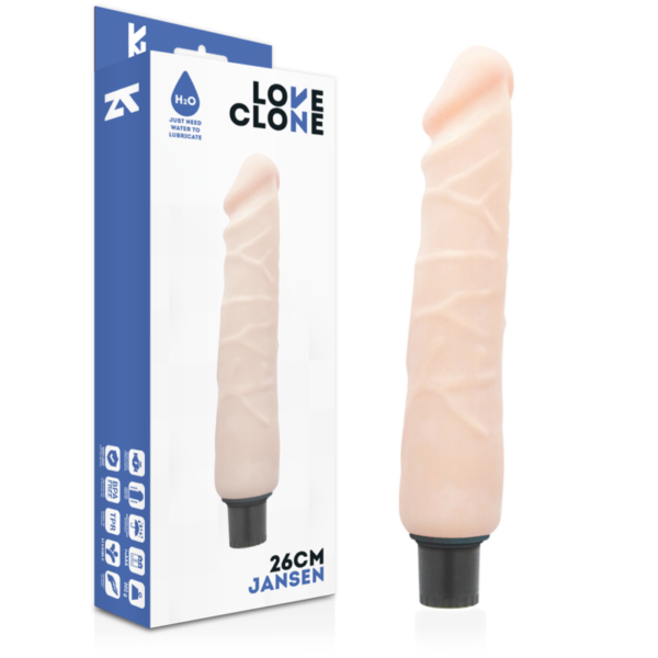 LOVECLONE - VIBRATEUR AUTOLUBRIFIANT JANSEN 26 CM -O- 4.2 CM - – Image 2