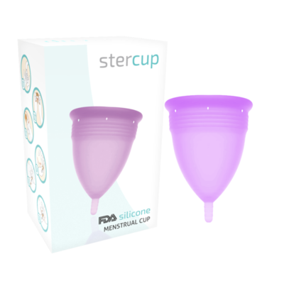 STERCUP - COUPE MENSTRUELLE EN SILICONE FDA TAILLE S LILAS -