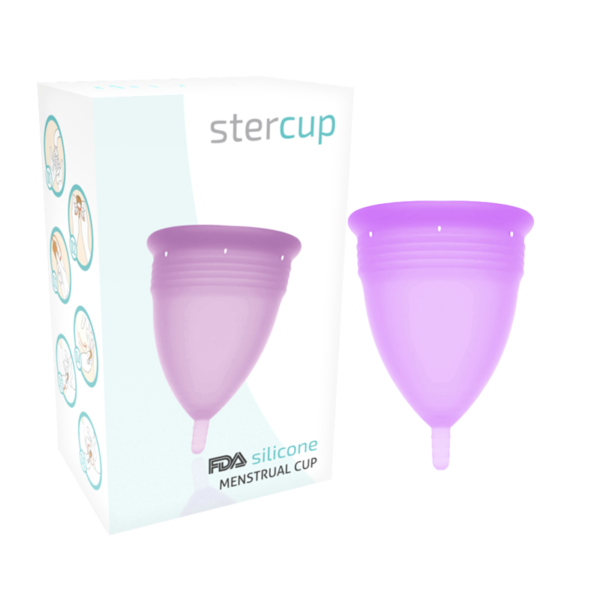 STERCUP - COUPE MENSTRUELLE EN SILICONE FDA TAILLE S LILAS -