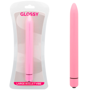 GLOSSY SLIM - VIBRATEUR ROSE -