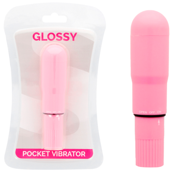 GLOSSY - VIBRATEUR DE POCHE ROSE -