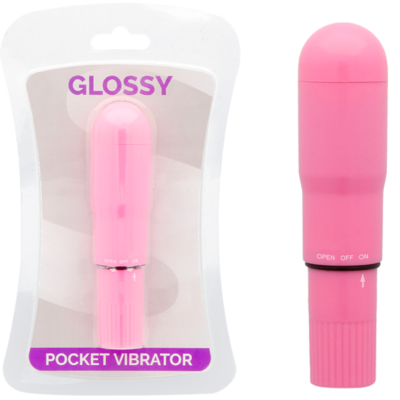 GLOSSY - VIBRATEUR DE POCHE DEEP ROSE -