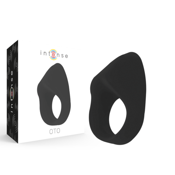 INTENSE - ANNEAU VIBRATEUR RECHARGEABLE NOIR OTO - – Image 2